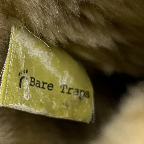 BareTraps Wanderer Suede Leather Faux Fur Lace Up Ankle Boots Brown Winter Ski - Picture 4 of 14